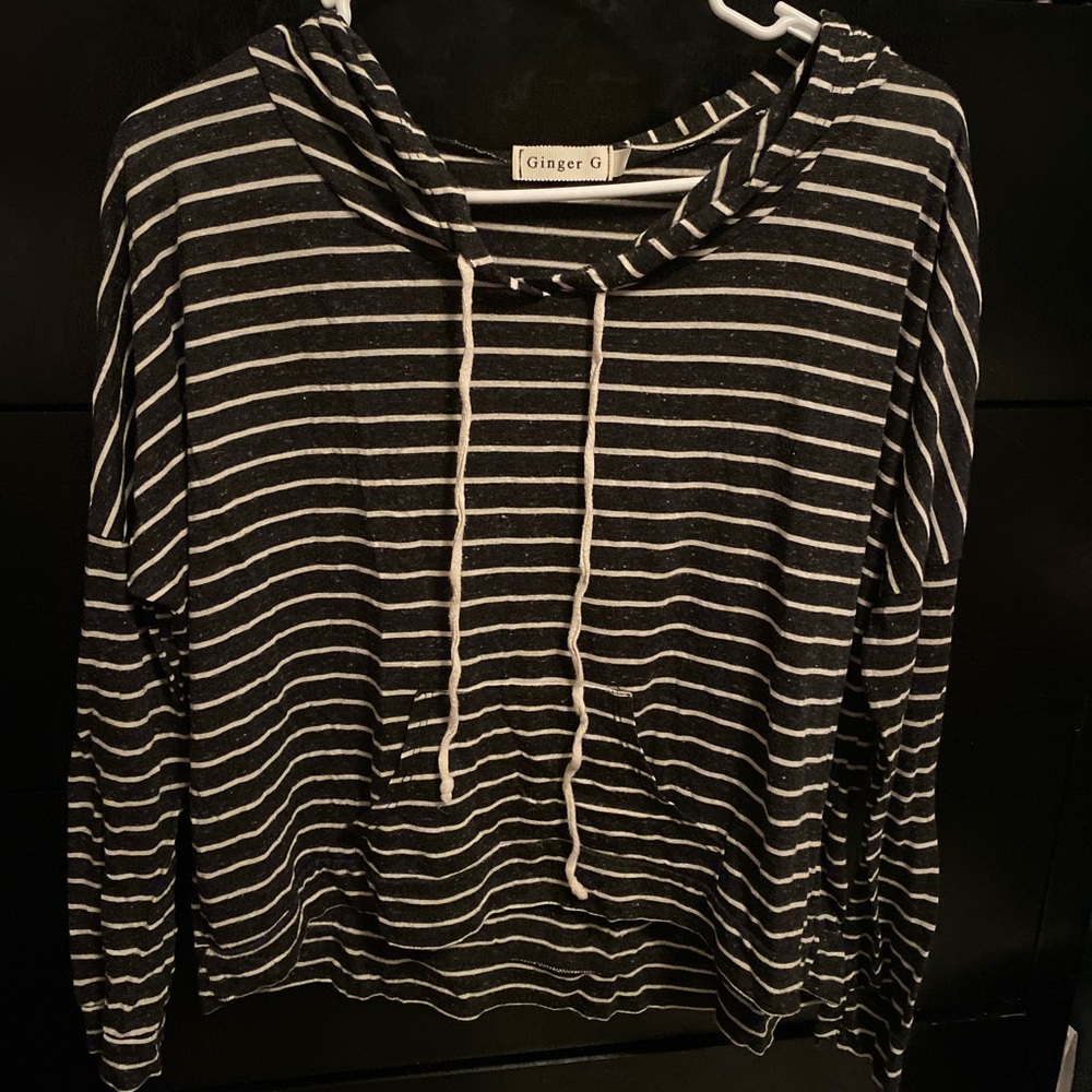 Striped Hoodie Shirt